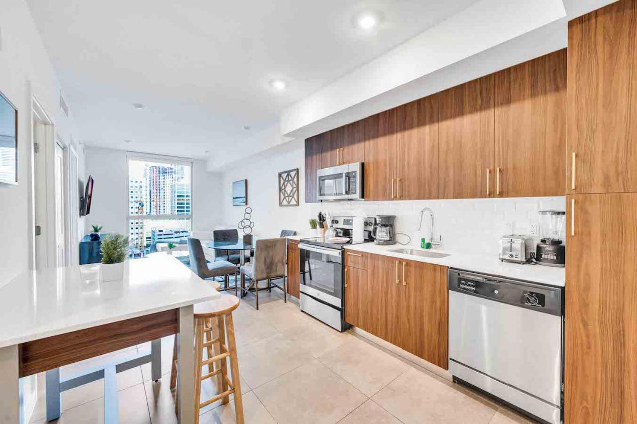 Апартаменты Stylish Unit In Downtown Miami With Free Parking Экстерьер фото